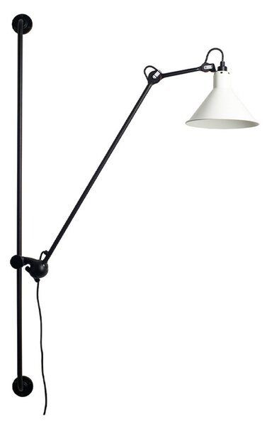 Nástenné Svietidlo Lampe Gras, Čierna, Obývacia izba, Kov, Industriálny