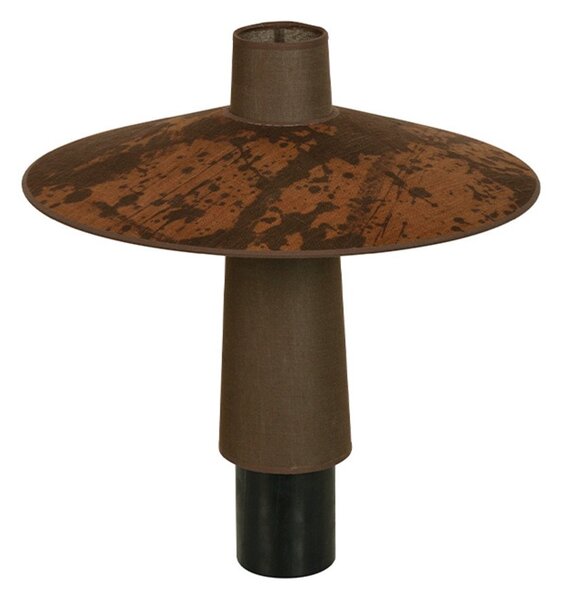 Stolové Lampa Forestier, Thésée, Hnedá / Hrdzavá, Obývacia izba, Tkanina / Textil, Boho