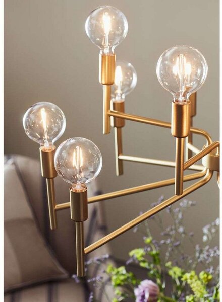 Lustre Markslöjd, Zlatá / Mosadz, Obývacia izba, Kov