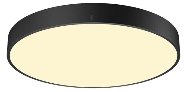 Stropné Lampa SLV, stmievateľné, Čierna, Obývacia izba, Hliník