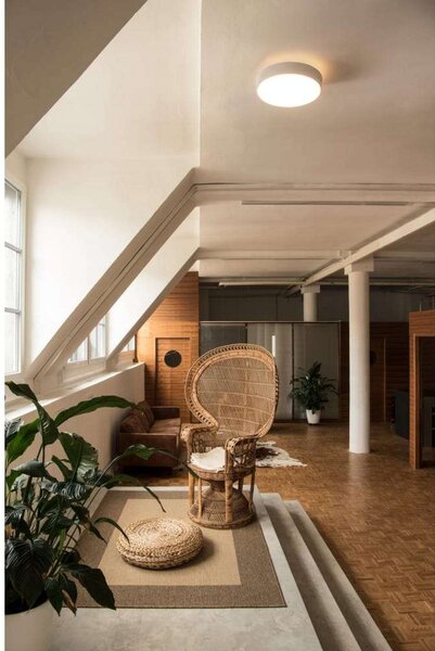 Stropné Lampa SLV, stmievateľné, Biela, Obývacia izba, Hliník