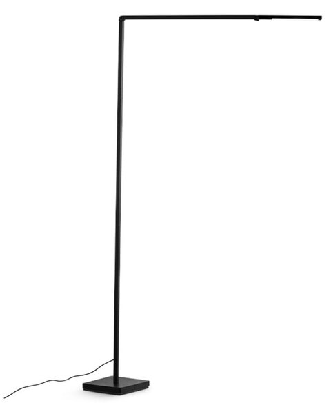 Stojacie Lampa Nemo Lighting, stmievateľné, Čierna, Obývacia izba, Hliník