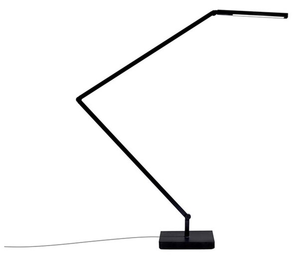 Stolové Lampa Nemo Lighting, stmievateľné, Čierna, Pracovňa, Hliník