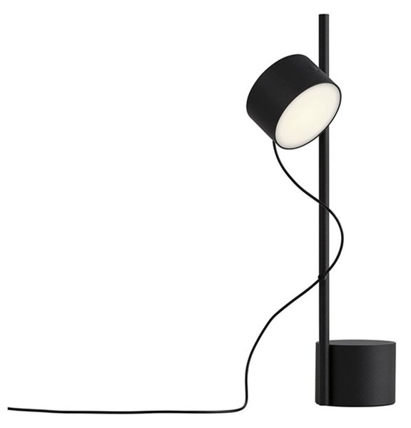 Stolové Lampa Muuto, Čierna, Obývacia izba, Kov