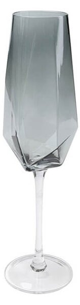 Diamond pohár na šampanské sivý