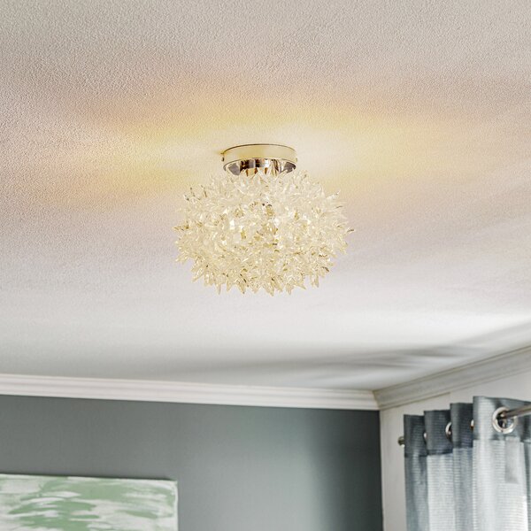 Stropné Lampa Kartell, Bloom CW2, Transparentná, Obývacia izba, Plast, Dizajnový