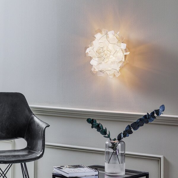 Stropné Lampa Slamp, Clizia, stmievateľné, Sivá, Obývacia izba, Plast, Dizajnový