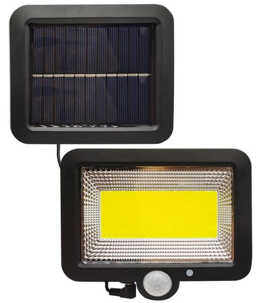 Polux LED Solárny reflektor so senzorom DUO LED/1W/3,7V IP44 SA1813 + záruka 3 roky zadarmo