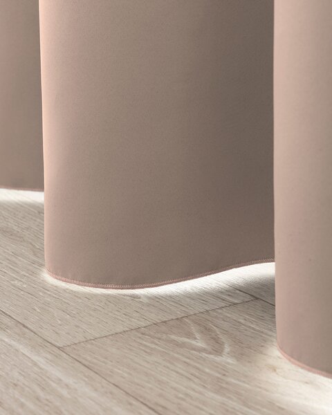 Zatemňovací záves na riasiacu pásku rose beige 140 x 280 cm 1 ks