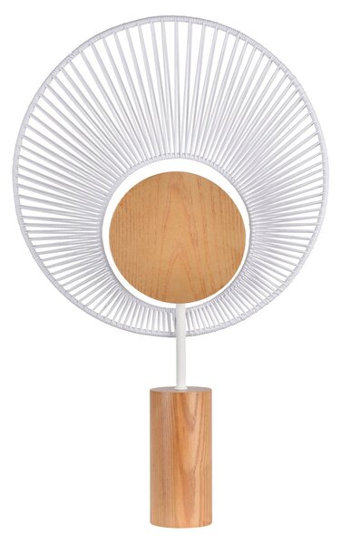 Stolové Lampa Forestier, Oyster, Biela, Obývacia izba, Kov, Dizajnový