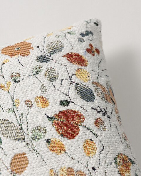 Karin - jednoduchá obliečka farba produktu oranžová látka zapletaná, vzorované