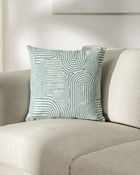 Karin - jednoduchá obliečka farba produktu zelená látka zapletaná, vzorované