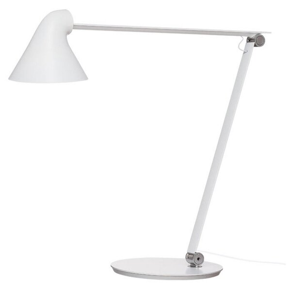 Stolové Lampa Louis Poulsen, NJP, stmievateľné, Biela, Obývacia izba, Kov, Dizajnový