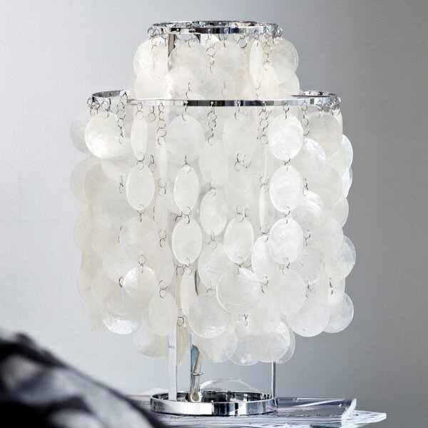 Stolové Lampa Verpan, Fun 2TM, Béžová, Obývacia izba, Kameň, Dizajnový