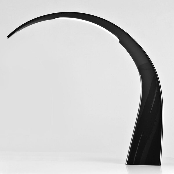 Stolové Lampa Kartell, Taj, Čierna, Obývacia izba, Plast, Dizajnový
