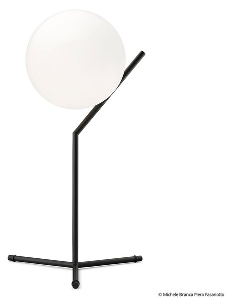 Stolové Lampa FLOS, IC T1 high, stmievateľné, Čierna, Obývacia izba, Kov, Dizajnový
