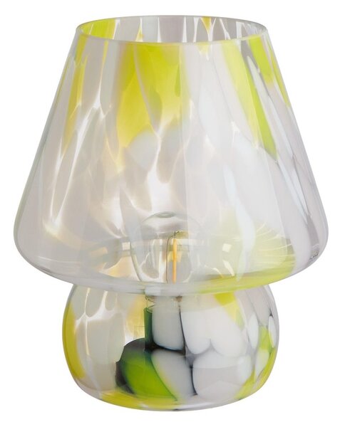 MISS MARBLE LED Lampa 20,5 cm - žltá/ružová