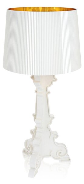 Stolové Lampa Kartell, Bourgie, stmievateľné, Biela, Obývacia izba, Plast, Dizajnový