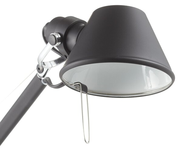 Stolové Lampa Artemide, Tolomeo Micro, Čierna, Pracovňa, Kov, Dizajnový