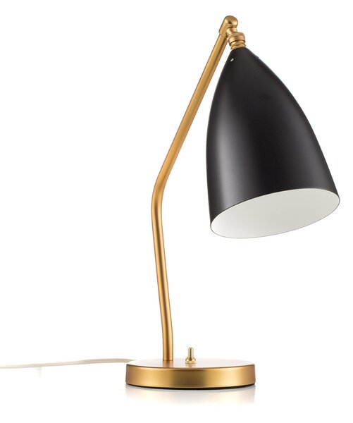 Stolové Lampa GUBI, Gräshoppa, Čierna, Obývacia izba, Kov, Dizajnový