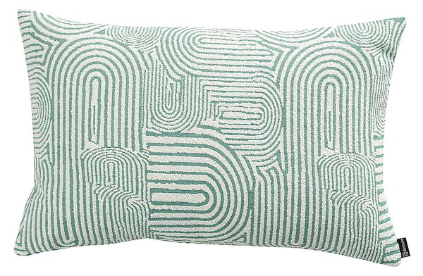 Karin - jednoduchá obliečka, 60x40cm farba produktu zelená látka zapletaná, vzorované