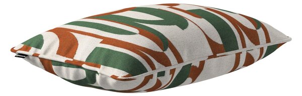 Gabika so šnúrkou, obliečka 60x40cm farba produktu zelená látka zapletaná, vzorované
