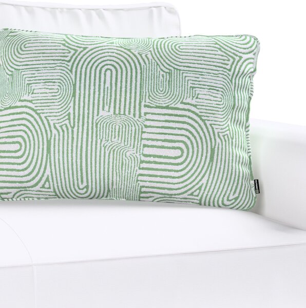Gabika so šnúrkou, obliečka 60x40cm farba produktu zelená látka zapletaná, vzorované