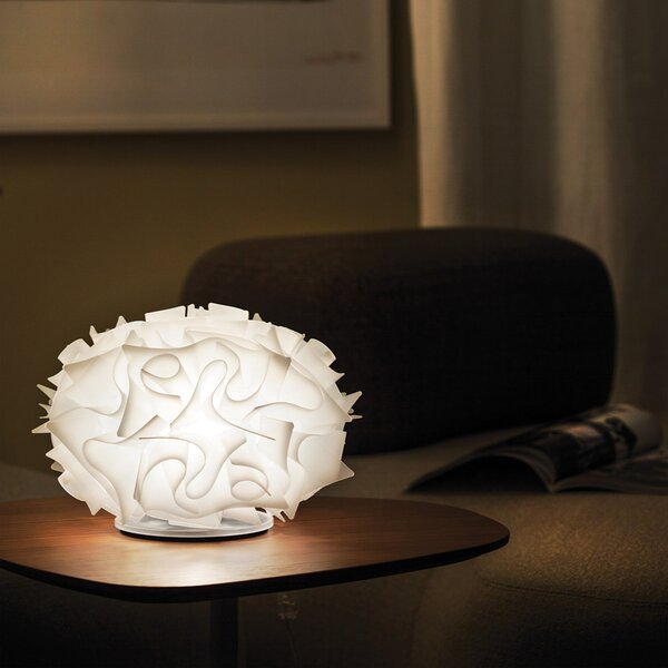 Stolové Lampa Slamp, VELI, Biela, Obývacia izba, Plast, Dizajnový