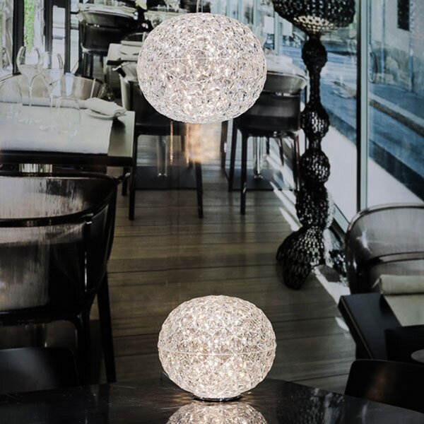 Stolové Lampa Kartell, Planet, Transparentná, Obývacia izba, Plast, Dizajnový