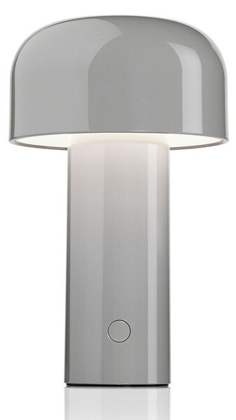 Stolové Lampa FLOS, Bellhop, stmievateľné, Sivá, Obývacia izba, Plast, Dizajnový