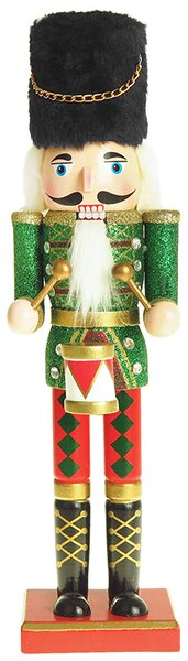 Vianočný Luskáčik Bubeník 30cm (Vianočná ozdoba na štedrý večer)