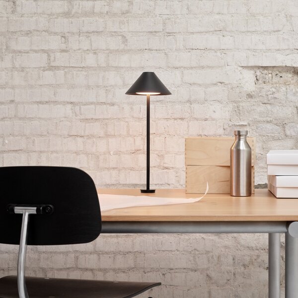 Stolové Lampa Louis Poulsen, Keglen, stmievateľné, Biela, Obývacia izba, Kov, Dizajnový
