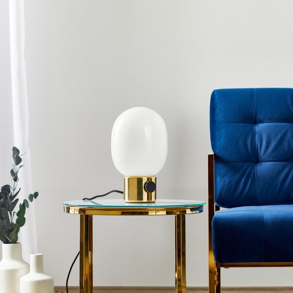 Stolové Lampa Audo Copenhagen, JWDA, stmievateľné, Zlatá / Mosadz, Obývacia izba, Kov, Dizajnový