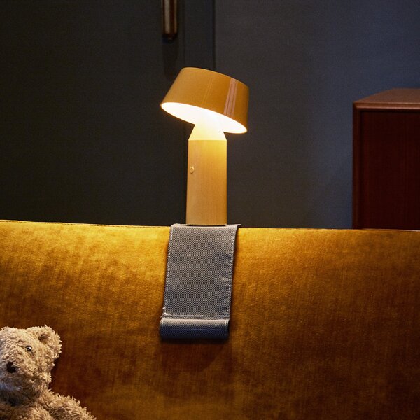 Stolové Lampa MARSET, Bicoca, stmievateľné, Žltá, Obývacia izba, Plast, Dizajnový