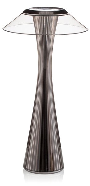 Stolové Lampa Kartell, Space, Sivá, Obývacia izba, Plast, Dizajnový