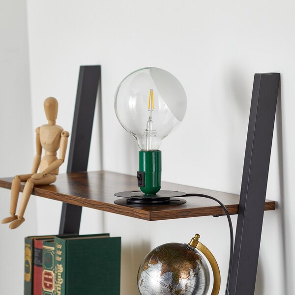 Stolové Lampa FLOS, Lampadina, Zelená, Obývacia izba, Kov, Dizajnový