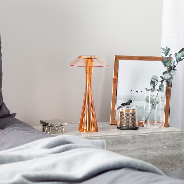Stolové Lampa Kartell, Space, Meď, Obývacia izba, Plast, Dizajnový