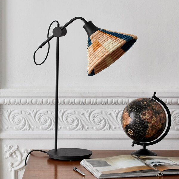 Stolové Lampa Forestier, Parrot, Čierna, Obývacia izba, Kov, Dizajnový