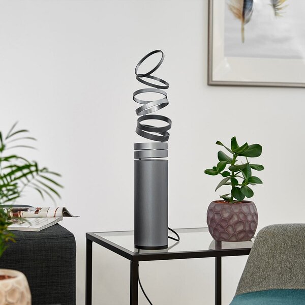 Stolové Lampa Artemide, Decomposé, Sivá, Obývacia izba, Kov, Dizajnový