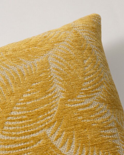 Karin - jednoduchá obliečka, 60x40cm farba produktu žltá látka zapletaná, vzorované