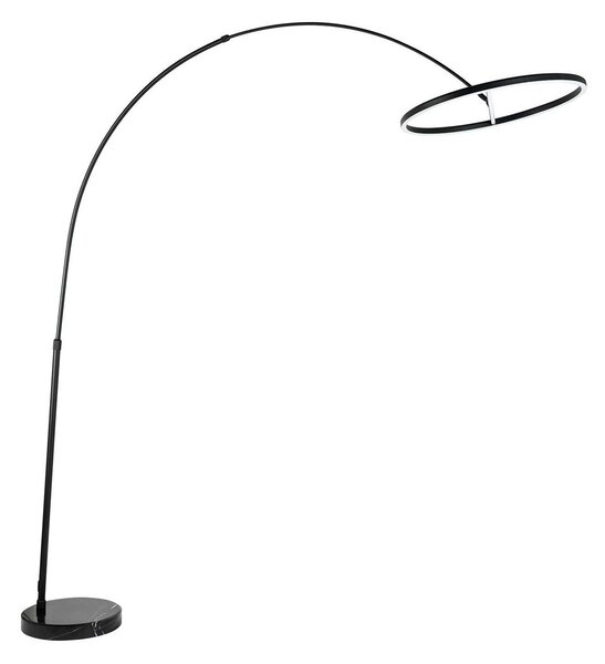 Stojacie Lampa Lucande, Virvera, Čierna, Obývacia izba, Kov, Moderný