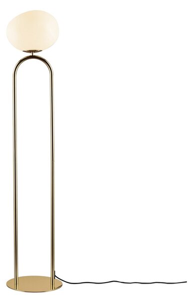 Stojacie Lampa DFTP by Nordlux, Shapes, Zlatá / Mosadz, Obývacia izba, Sklo, Dizajnový