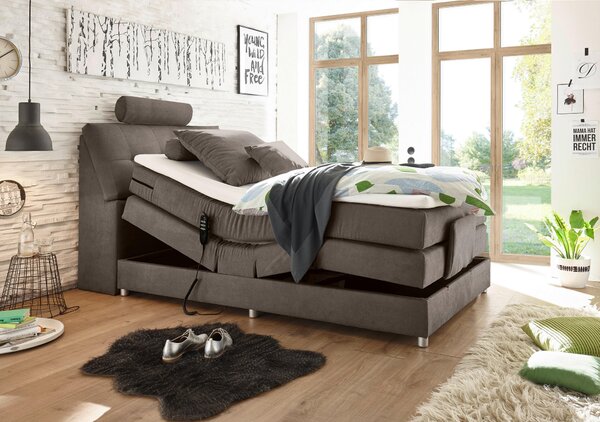 BOXSPRINGOVÁ POSTEĽ, 120/200 cm hnedá MID.YOU - Online Only spálne, Online Only