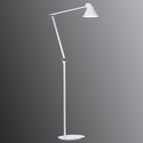 Stojacie Lampa Louis Poulsen, NJP, stmievateľné, Biela, Obývacia izba, Kov, Dizajnový