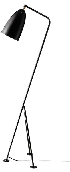Stojacie Lampa GUBI, Gräshoppa, Čierna, Obývacia izba, Kov, Dizajnový