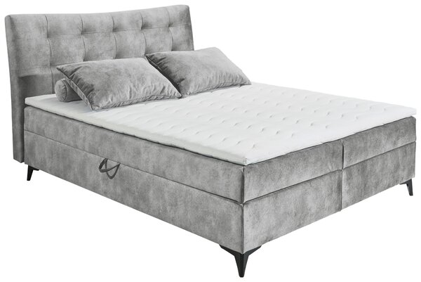 AMERICKÁ POSTEĽ, 180/200 cm, sivá MID.YOU - Online Only spálne, Online Only