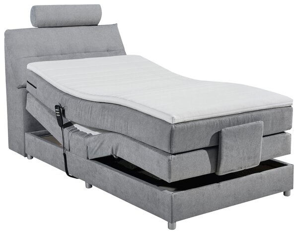 BOXSPRINGOVÁ POSTEĽ, 120/200 cm svetlosivá MID.YOU - Online Only spálne, Online Only