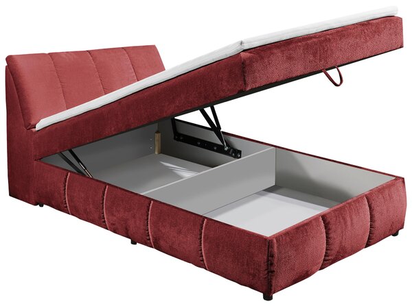 AMERICKÁ POSTEĽ, 120/200 cm, červená MID.YOU - Online Only spálne, Online Only