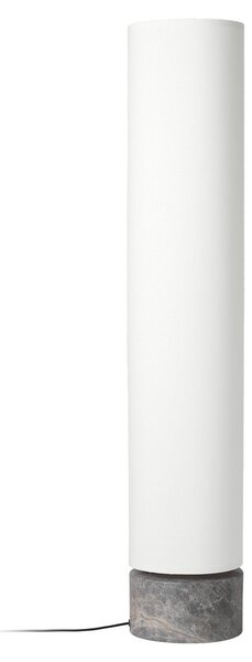 Stojacie Lampa GUBI, Unbound, stmievateľné, Biela, Obývacia izba, Kameň, Škandinávsky