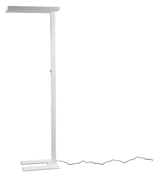 Stojacie Lampa Arcchio, Logan Basic, stmievateľné, Biela, Pracovňa, Hliník, Moderný